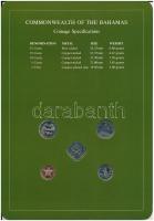 Bahamák 1987-1992. 1c - 25c (5xklf), "Coin Sets of All Nations" forgalmi szett felbélyegze...