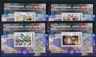 50 éves az Europa CEPT bélyeg blokksor, 50 years of Europa CEPT stamps set of blocks