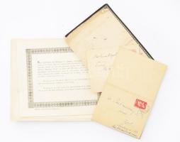 cca 1830-1910 10 db halálozási értesítő, nemesek, özvegyes, stb nagyrészt magyar nyelven