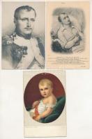 NAPOLEON - 15 db régi postatiszta képeslap / 15 pre-1945 unused postcards
