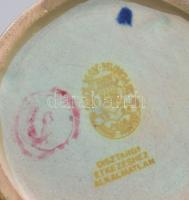 Zsolnay pohár, eozin mázas, jelzett, hibátlan, m:8 cm Terv: Kovács István