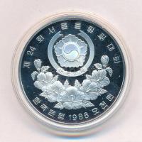 Dél-Korea 1986. 5000W Ag "1988 Olimpia - Kötélhúzás" kapszulában, tanúsítvánnyal T:PP
Sou...