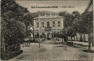 Trencsénteplic-fürdő, Kúpele Trencianske Teplice, Bad Trencsénteplic; Villa Bátory. Verlag Wertheim Zsigmond / villa