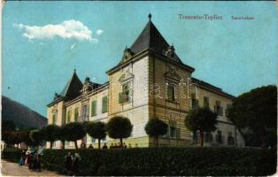 Trencsénteplic, Trencianske Teplice; Sanatorium. Verlag Wertheim Zsigmond / szanatórium / sanatorium (EB)
