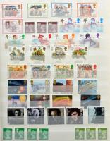 Angol tétel nagyon sok klasszikussal, sok postatiszta modern bélyeggel (magas névérték), összefüggés...