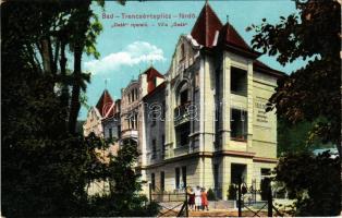 Trencsénteplic-fürdő, Kúpele Trencianske Teplice, Bad Trencsénteplic; Deák nyaraló. Wertheim Zsigmond kiadása / villa (kopott sarkak / worn corners)