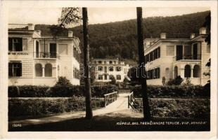 1939 Trencsénteplic-fürdő, Kúpele Trencianske Teplice, Bad Trencsénteplic; Vily Venezia. Joza Holas / nyaraló / villa (EK)