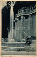 1928 Trencsénteplic-fürdő, Kúpele Trencianske Teplice; Svetelná fontana. Joza Holas / szökőkút / Lichtfontäne / fountain (EK)