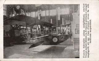 French hidroplane with the stamp of  Military Aircraft Exhibition (EK)