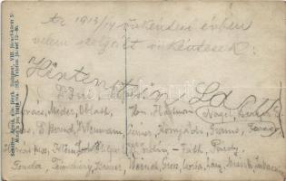 Az 1913/14-es év önkénteseinek egyik csoportja / Austro-Hungarian K.u.K. military, group of voluntee...