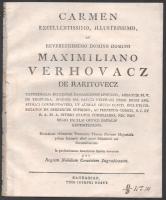cca 1810-1850 5 db főpapokat dícsőítő beszéd lenyomata Vurum József székesfehérvári, váradi, majd ny...