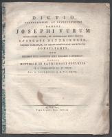 cca 1810-1850 5 db főpapokat dícsőítő beszéd lenyomata Vurum József székesfehérvári, váradi, majd ny...