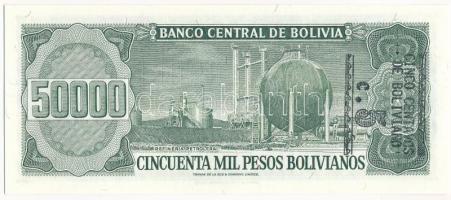 Bolívia 1984. 50.000P "83615430 A" T:UNC
Bolivia 1984. 50.000 Pesos Bolivianos "8361...