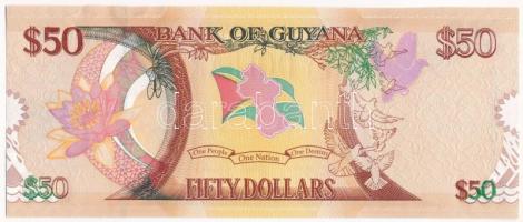 Guyana 2016. 50$ "AA998773" "A felszabadulás 50. évfordulója" emlékkiadás T:
Gu...