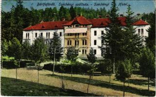 Bártfa, Bártfafürdő, Bártfagyógyfürdő, Bardejovské Kúpele, Bardiov, Bardejov; Széchényi szálloda. Neumann Viktor kiadása / hotel (EK)