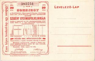 Játszótársak. A "Könyves Kálmán" magyar műkiadó r-t. kiadása, hátoldalon sorsjegy s: Gerge...