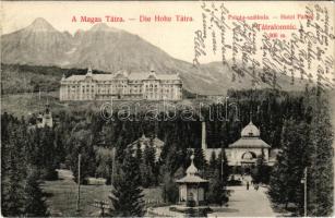 1909 Tátralomnic, Tatranská Lomnica (Magas-Tátra, Vysoké Tatry); Palota szálloda / hotel (EK)