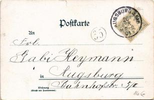 1901 Johann Sebastian Bach (1685-1750), deutscher Tonkünstler. Aus Seemanns Portraitmarken Album. Ar...