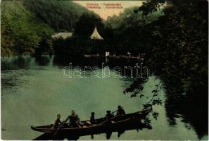 1910 Pozsony, Pressburg, Bratislava; Vaskutacska / Eisenbründl / lake