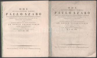 cca 1810-1850 6 db főpapokat dicsőítő beszéd lenyomata:
Kollár István (1764?1844) kanonok, püspök, ...