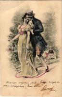 1905 Szerelmespár / couple in love (fa)