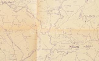 Mátra térképe, kiadja: Kókai Lajos, Klösz Térképészeti Műintézet Rt., 1:50 000, 59×84 cm