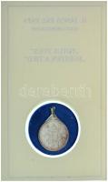 1991. "II. János Pál pápa Magyarországon" kétoldalas Ag emlékérem füllel, előlapján 2db ru...
