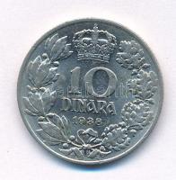 Jugoszlávia 1938. 10D Ni "II. Péter" T:AU
Yugoslavia 1938. 10 Dinara Ni "Petar II&qu...