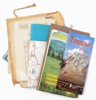 Vegyes térkép tétel: nagyrészt magyar és erdélyi vonatkozású térképek kb 15 db