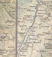 1913 Trentschin, Neusohl (Trencsén és Besztercebánya, Felvidék), katonai térkép, 1 : 200.000, K.u.k....