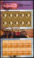 Mars exploration pair of mini sheet, Marskutatás kisívpár