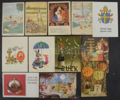 Több mint 330 db motívum, üdvözlő képeslap az 1960-as évektől
