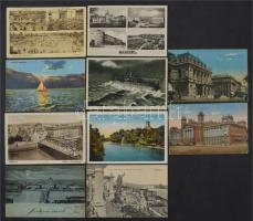 Történelmi Magyarország több mint 670 db 1945 előtti városképes lap, változatos anyag