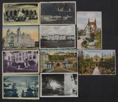 Történelmi Magyarország több mint 670 db 1945 előtti városképes lap, változatos anyag
