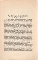 Thirring Gusztáv: 
Az első soproni népszámlálás.
Sopron, 1937. Röttig-Romwalter nyomda bérlői. 13 ...