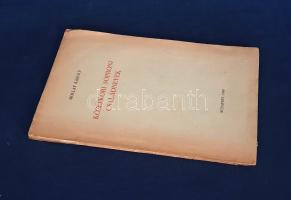 Mollay Károly: 
Középkori soproni családnevek. (Dedikált.)
Budapest, 1938. (Szerző - Dunántúl Pécs...