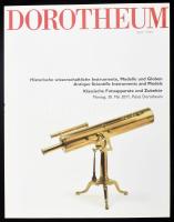 Dorotheum aukciós katalógus, régi tudományos műszerek, földgömbök, mérnöki eszközök, orvosi eszközök, patikai tárgyak, szemléltető eszközök, fényképezőgépek és kiegészítők témakörben, 2011