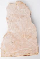 Nagy Sándor (1923-2017): Nőalak. Faragott és vésett kő, jelzés nélkül, m: 14,5 cm