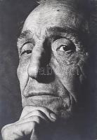 G. Szántó András (1937-2002): Arc. Fotó, papír, kartonon, hátoldalán pecséttel jelzett, 38x27 cm