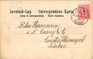 1899 (Vorläufer) Fiume, Rijeka; K.u.k. Kriegsmarine Marine Akademia. Marco Oberdorfer Art Nouveau li...