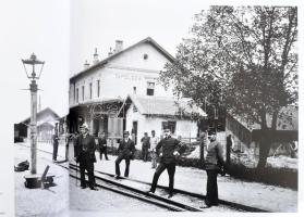 Frisnyák Zsuzsa: Volt egyszer egy vasút... Képes história I. Bp., 2009, Indóház. Gazdag fekete-fehér...