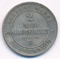 Német államok / Szászország 1865B 2gr (20pf) Ag T:XF patina
German states / Saxony 1865B 2 Neu Gros...