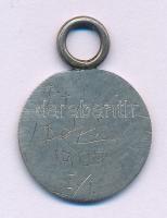 1894KB 10f Ni füllel, hátlapja lecsiszolva, benne vésett szöveg "Pityinek Dezső 1907. I./1.&quo...