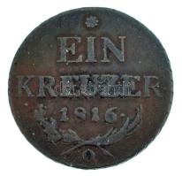 1816O 1kr Cu T:VF
Huszár 2058, Unger III.: 1406