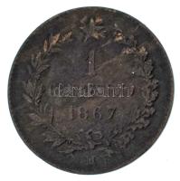 Olaszország 1867M 1c "II. Viktor Emánuel" T:VF Italy 1867M 1 Centesimo "Vittorio Emanuele II" C:VF Krause KM#1