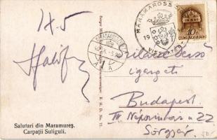 1940 Felsővisó, Viseu de Sus (Máramaros); Suliguli télen / Winter Karpathen + "1940 Máramarossz...