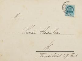 Humoros gyászjelentés, meghívó a Szent József Egyházközség Munkásosztályának ünnepségére, folttal, 1...