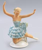 Fasold &amp; Stauch jégtáncos, jelzett, ragasztott, sérült, m: 20,5 cm