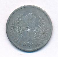 Ausztria 1893. 1K Ag "Ferenc József" T:F Austria 1893. 1 Corona "Franz Joseph" C:F Krause KM#2804