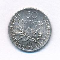 Franciaország 1898. 50c Ag T:XF,VF patina France 1898. 50 Centimes Ag C:XF,VF patina